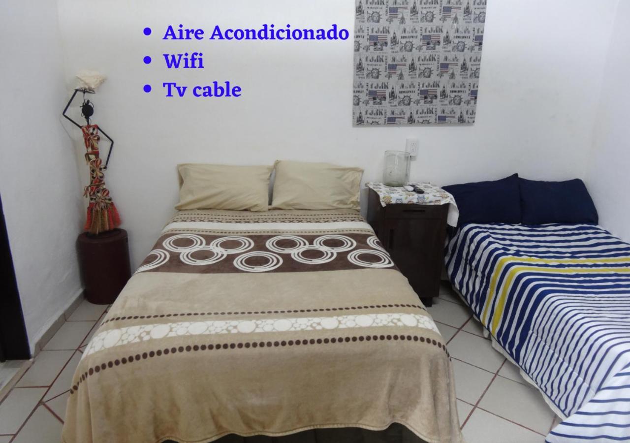 Habitaciones-Comodas-Aire-Wifi-Tv-Cerca De Playa-!!Excelente Precio II Manzanillo Exteriér fotografie